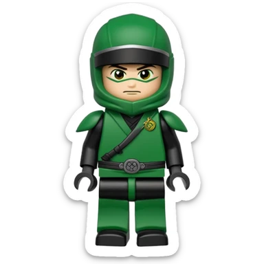 Lloyd garmadon's resistance NINJA suit from ninjago season 8 sons of garmadon sticker