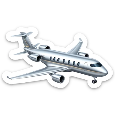 Luxury airplane sticker