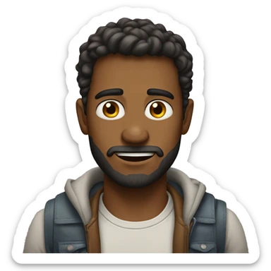 Homem com o polega pra cima sticker