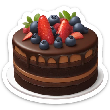 chocolate cake sticker