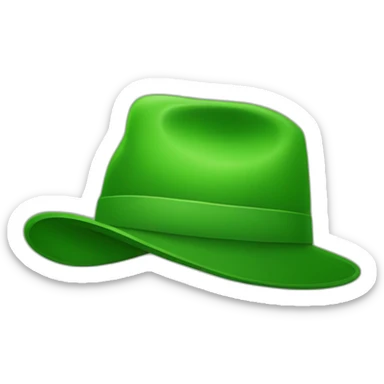 green hat sticker