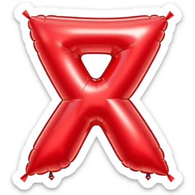 The Letter A Balloon sticker