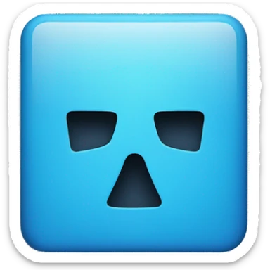 make a blue square wit a + sign in whoithe insede it sticker