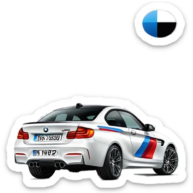 Logo bmw m performance  sticker