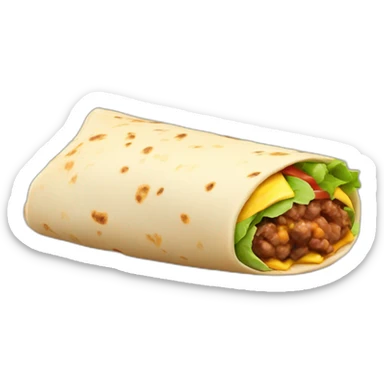 Burrito sticker