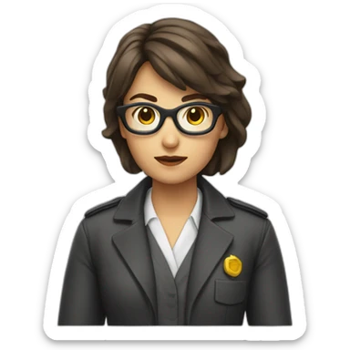 Investigadora sticker