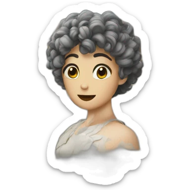 Coeur pailleté sticker