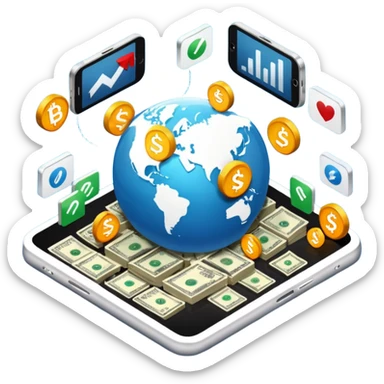 financial market sticker