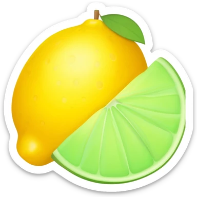 lemon lime sticker
