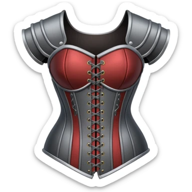 heavy corset armor  sticker