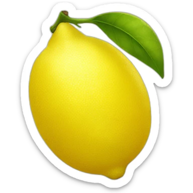 lemon sticker