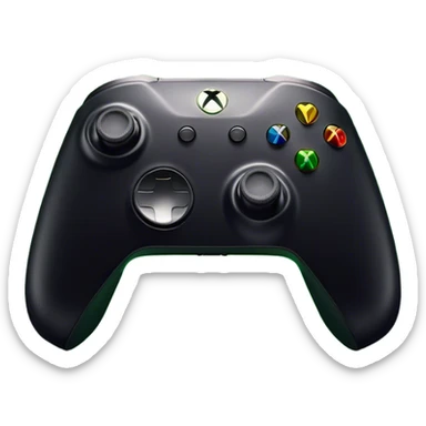 Clash of Clans aesthetic: Cinematic Playful Xbox Series X Console Portrait Emoji, rendered in a 3D vector-style similar to standard emojis with minimal shading and bold, simplified shapes. A compact, distinct form with signature details, softly glowing with a modern gaming energy charm. Simplified yet unmistakably iconic, highly detailed and consistent, glowing with a soft radiance and high shine. Stylized with a touch of next-gen innovation and a soft glowing outline, capturing the essence of a beloved gaming relic with a friendly, playful manner! sticker