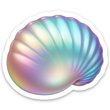 pearl shell sticker