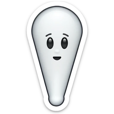 white exclamation mark sticker