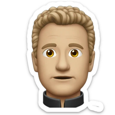 Red Dwarf scifi Rimmer sticker