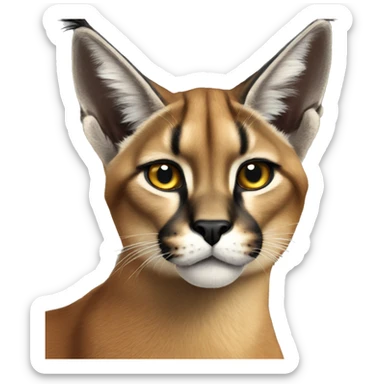 Caracal  sticker