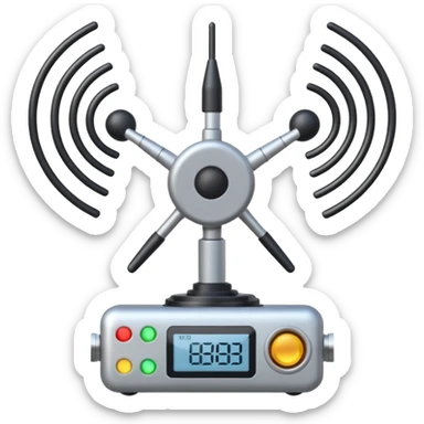 frequency sensor with antennas sticker