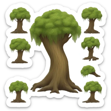 whomping willow tree sticker