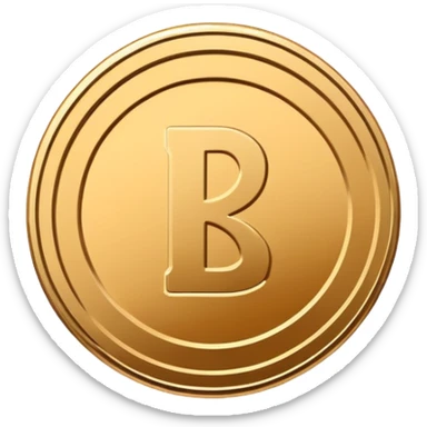 flat minimalist icon of a circle with ridges like a coin sticker