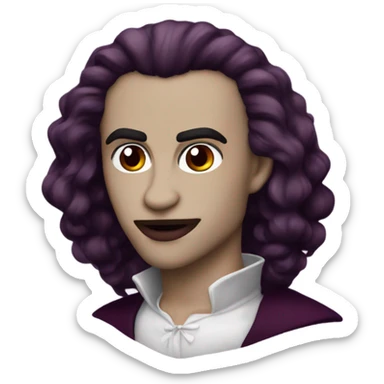 Vampire Twilight burgundy sticker