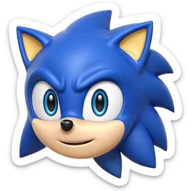 Faça ele feliz o sonic sticker