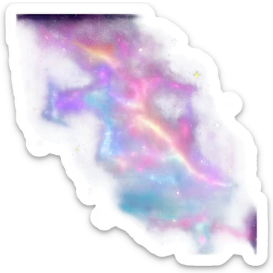 Shiny Starry Nebulae Wishy Washy Trico-Nargacuga-Silvally-Absol-Digimon-fusion sticker