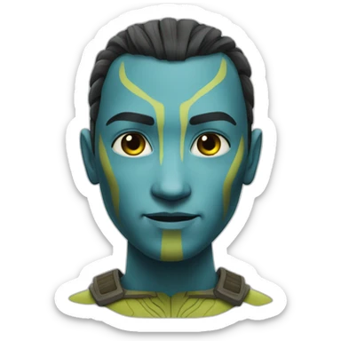 An Avatar Na'vi sticker