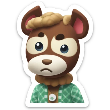 Animal crossing game on Nintendo Switch  sticker