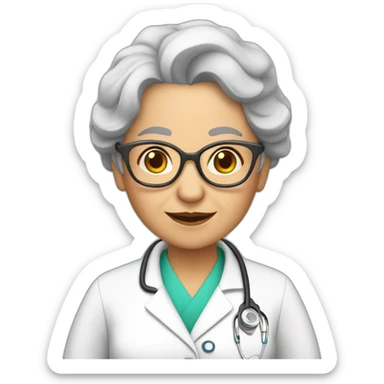 DOCTORA VIEJA sticker