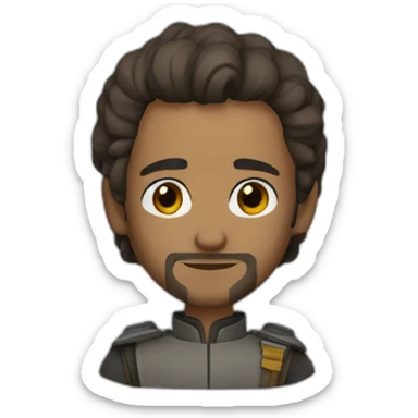 gerrera en plano zenital sticker