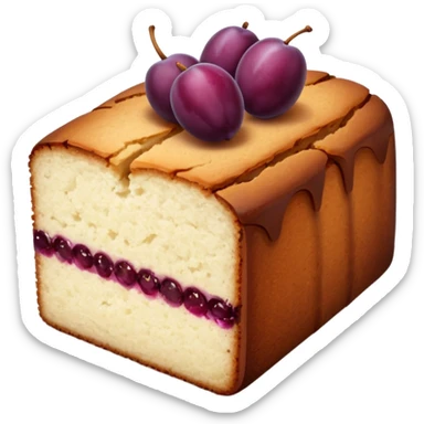 plum cake sticker