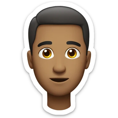 Guy side eyeing someone  sticker