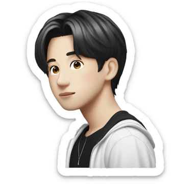 Jungkook from BTS sticker