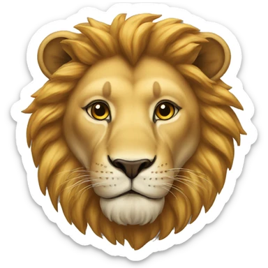 Lion of August  sticker