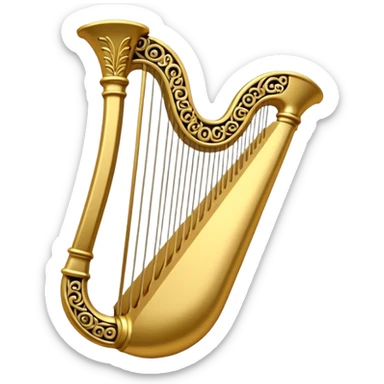 alpha chi omega lyre sticker