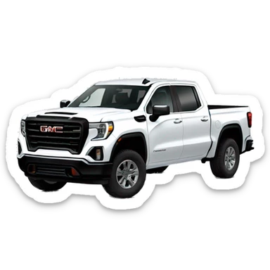 Black gmc Sierra 2021 sticker