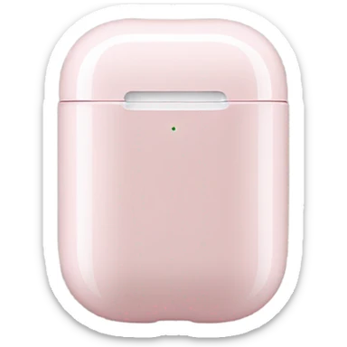 light pink apple airpod max sticker