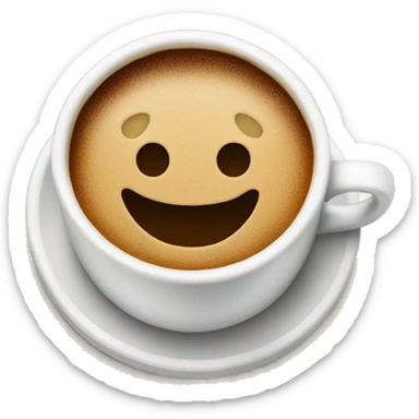 a cup of coffee  sticker