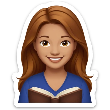 generate an ios genmoji of COLLEEN HOOVER "IT ENDS WITH US" sticker