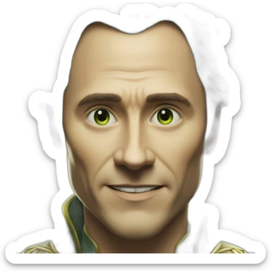 Loki as god of multiverse sticker