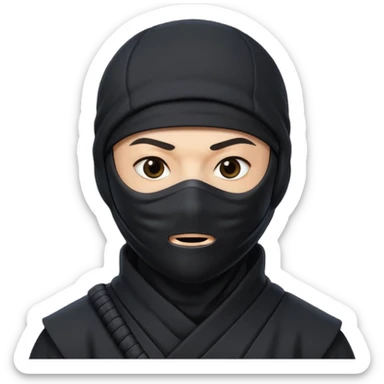 🥷🏻 background White  sticker