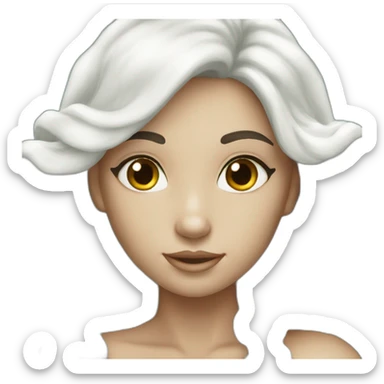 Beautiful-white-mermaid sticker