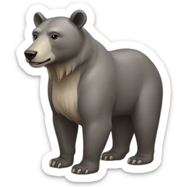 nandi bear full body sticker