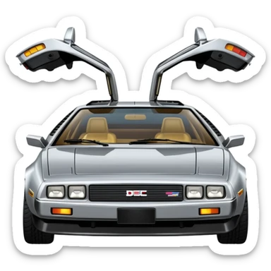 DeLorean DMC-12 sticker