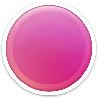gradient pink circle sticker