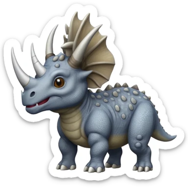 triceratops sticker