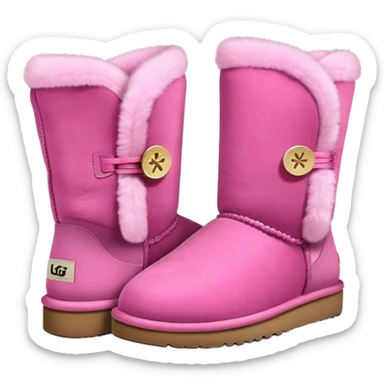 Pink Uggs sticker