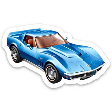Corvette stingray 1969 sticker