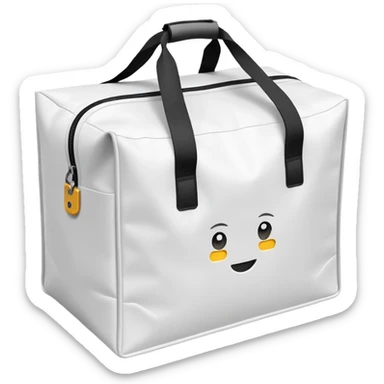 white Thermal Delivery Bags sticker