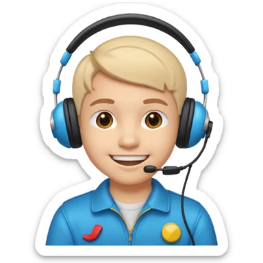 Retro Arcade Kid sticker